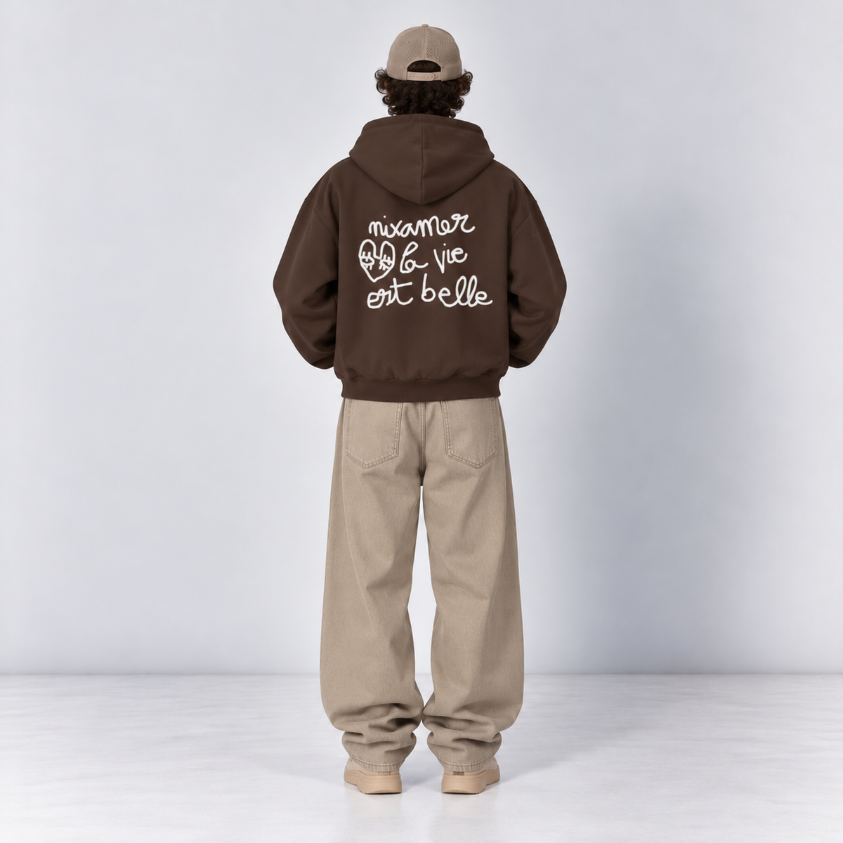 Hoodie Zip - La vie est belle | +3 couleurs
