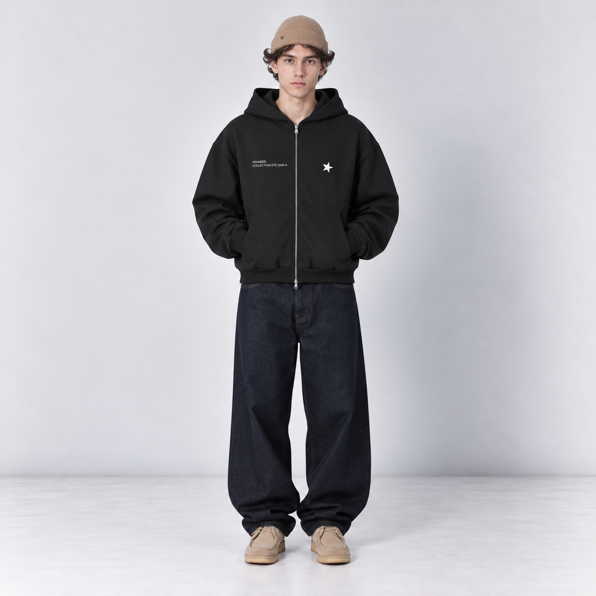 Hoodie Zip - La vie est belle | +3 couleurs