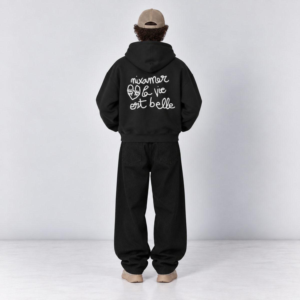 Hoodie Zip - La vie est belle | +3 couleurs