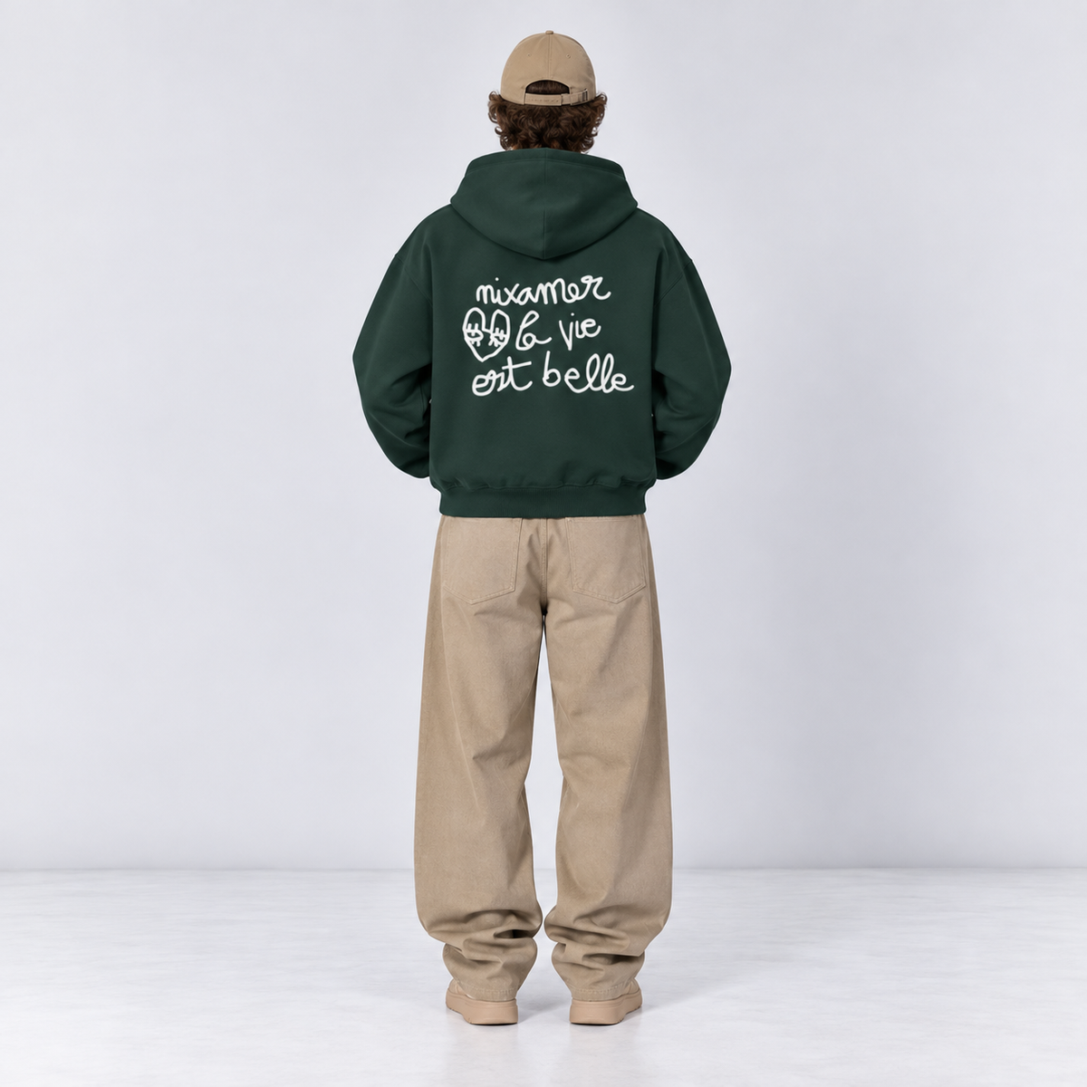 Hoodie Zip - La vie est belle | +3 couleurs